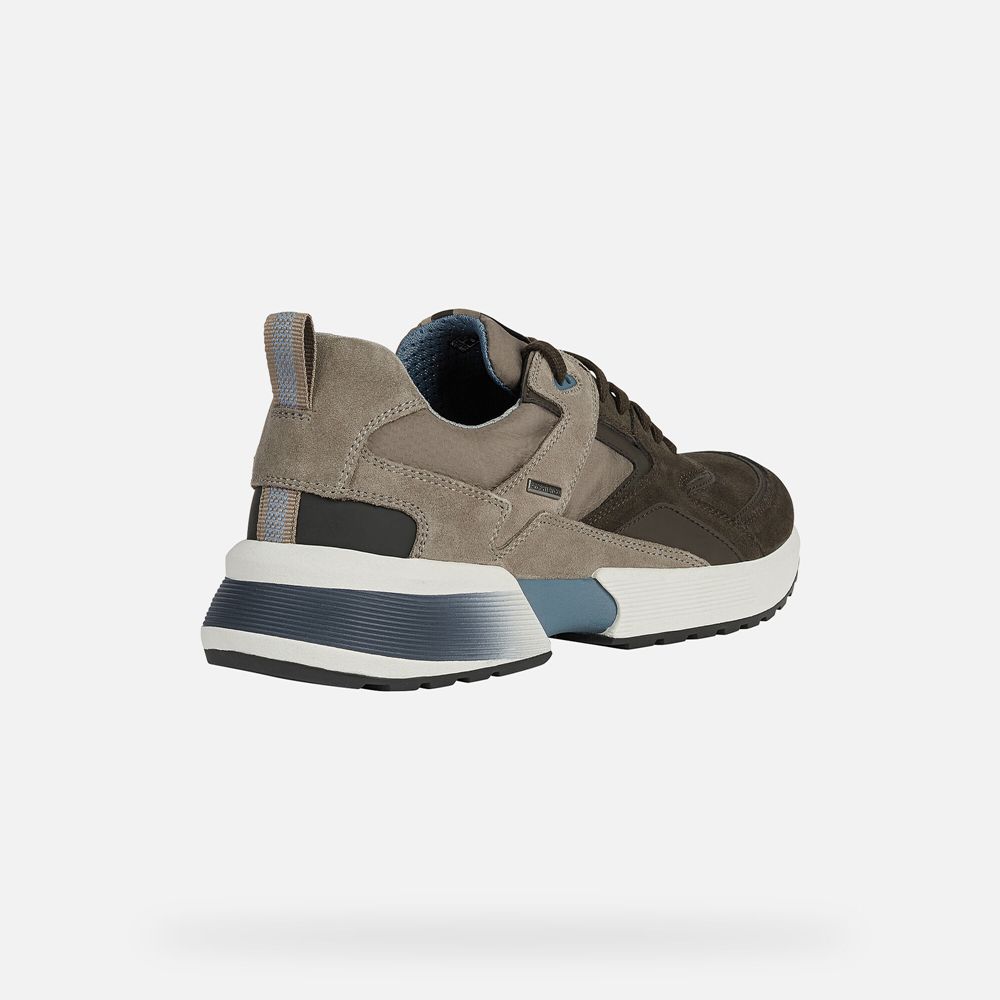 Geox Erkek Spor Ayakkabı Gri - Naviglio Abx - GXD-802743